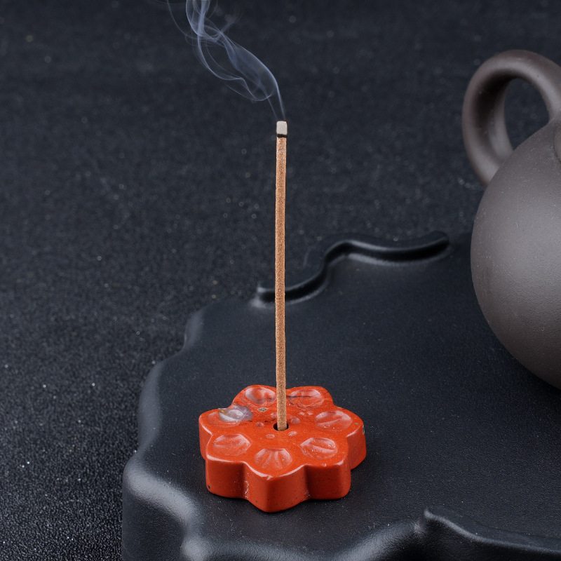 Crystal Lotus Incense Holder,30mm