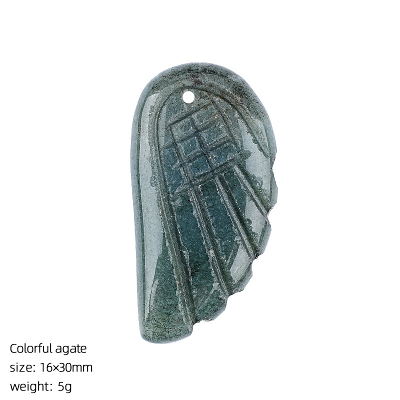 Crystal Wing Pendant，16*30mm