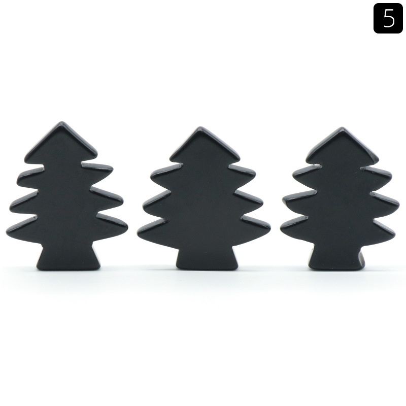 Mini Crystal Stone Christmas Tree Carving（1-piece)