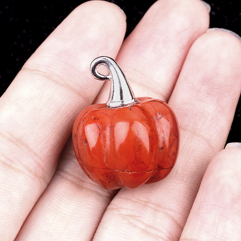 Crystal Wizard Hat Pumpkin Pendant Halloween Decor 20mm