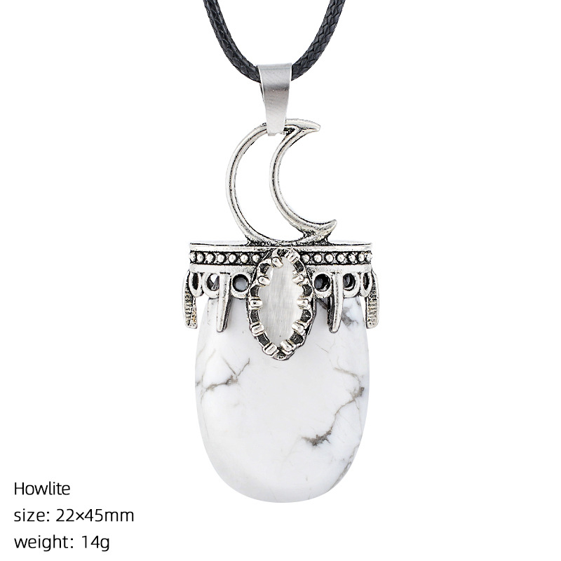 Crystal Sun, Moon, and Star Necklace