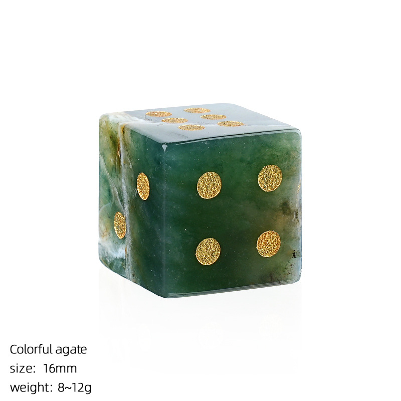 Custom natural crystal dice Mahjong points,10g