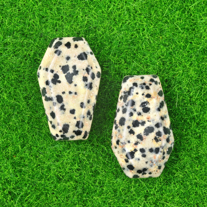 Crystal Agate Mini Coffin Carvings