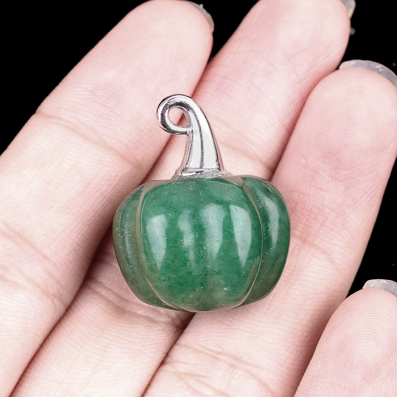 Crystal Wizard Hat Pumpkin Pendant Halloween Decor 20mm