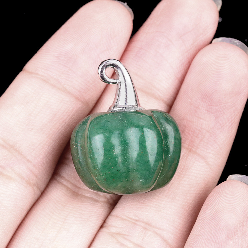 Crystal Wizard Hat Pumpkin Pendant Halloween Decor 20mm