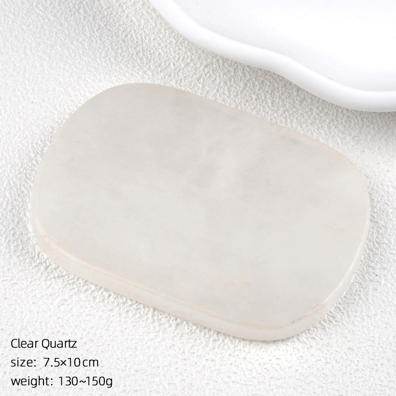 Nordic-style crystal stone coasters, INS vibe