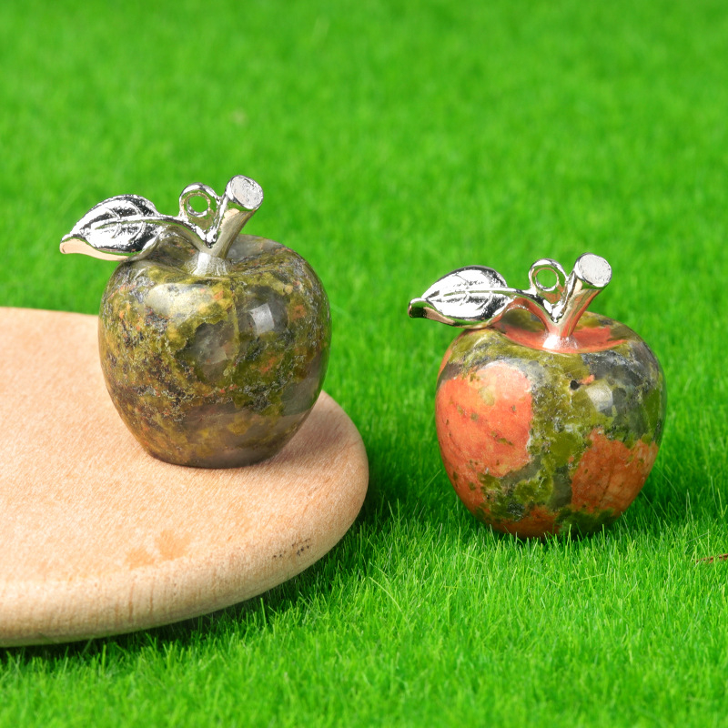 Crystal Mini Apple Pendant 20mm