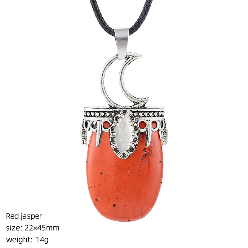Crystal Sun, Moon, and Star Necklace