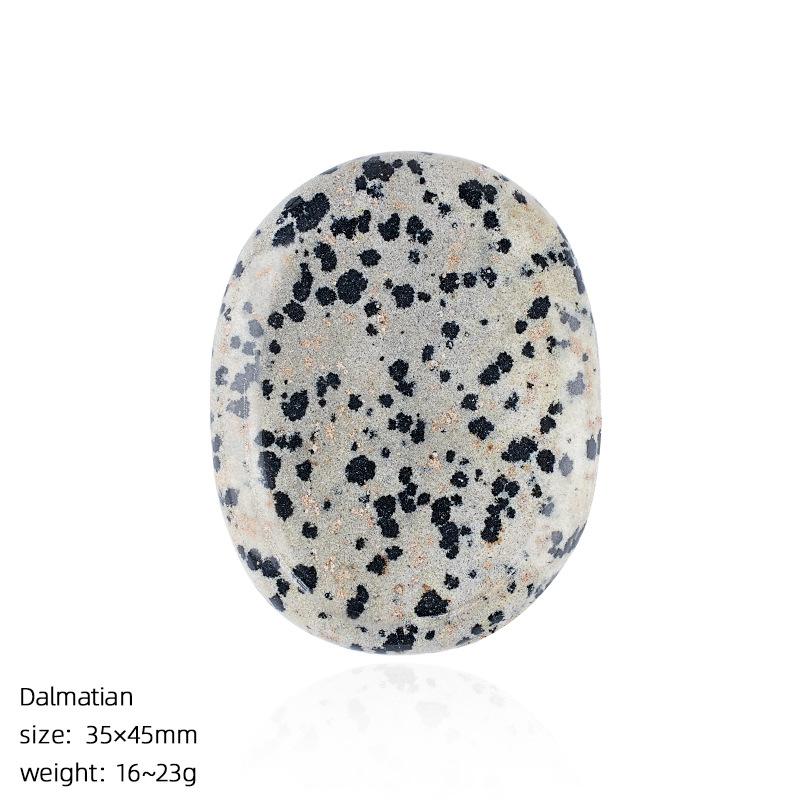 Custom Natural Crystal Palm Stone，23g,35*45mm