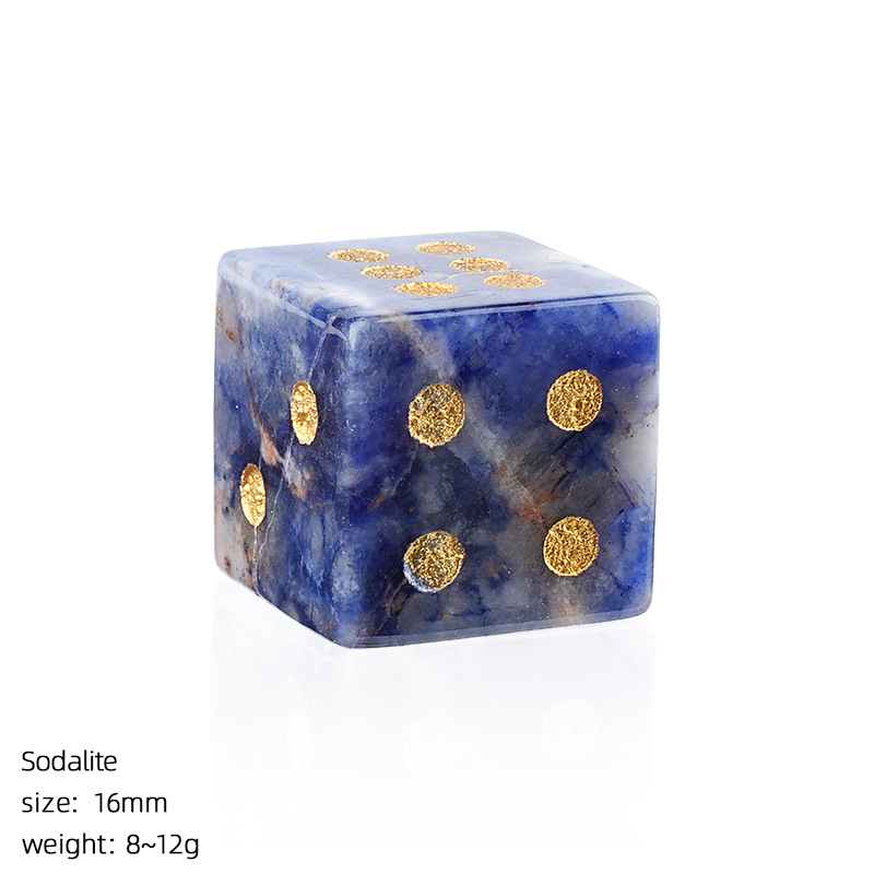 Custom natural crystal dice Mahjong points,10g
