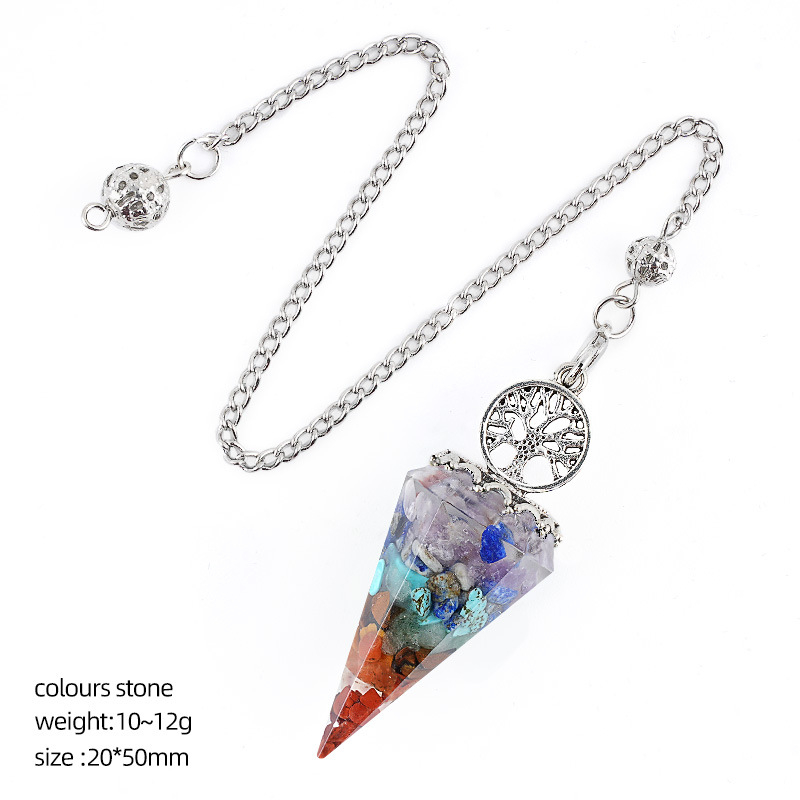Natural Crystal Pendulum Pendant,12g