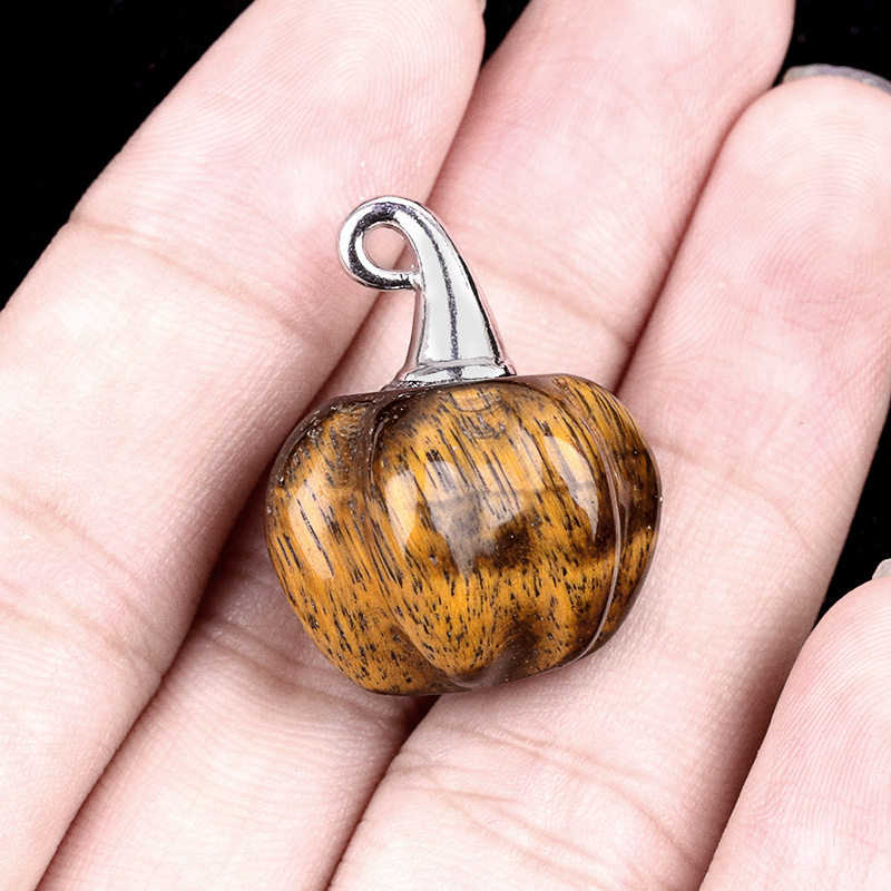 Crystal Wizard Hat Pumpkin Pendant Halloween Decor 20mm