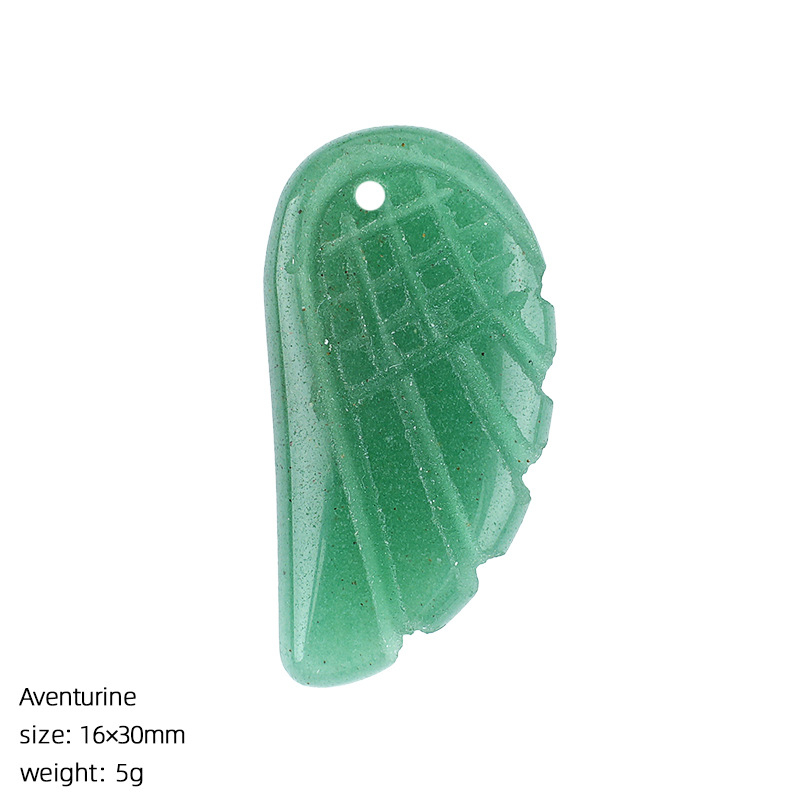 Crystal Wing Pendant，16*30mm