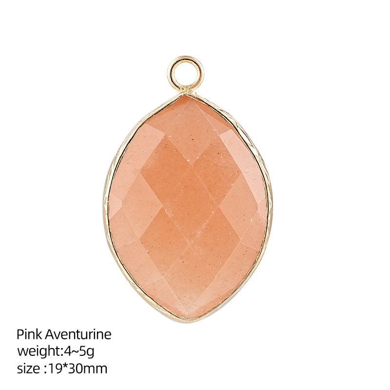 20*30mm Natural Crystal Marquise Pendant，5g