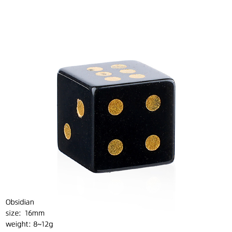 Custom natural crystal dice Mahjong points,10g