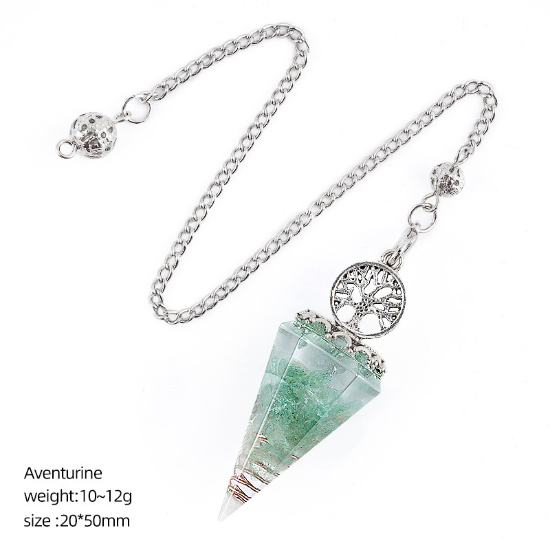 Natural Crystal Pendulum Pendant,12g