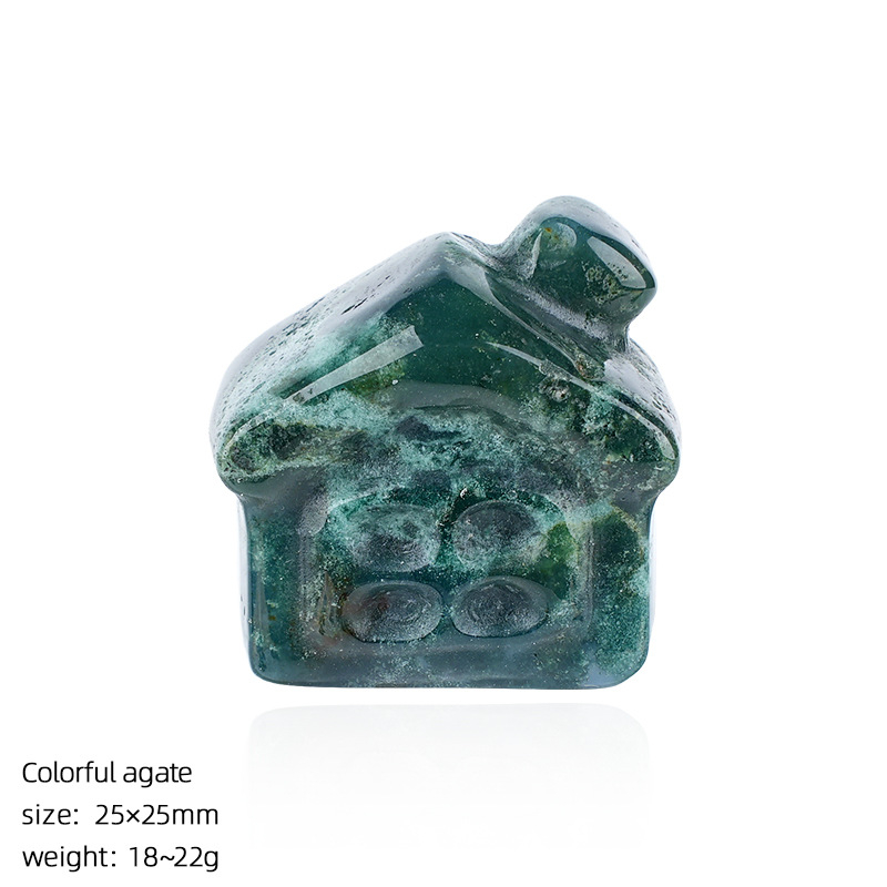 Crystal Mini House Christmas DIY Desktop Carvings