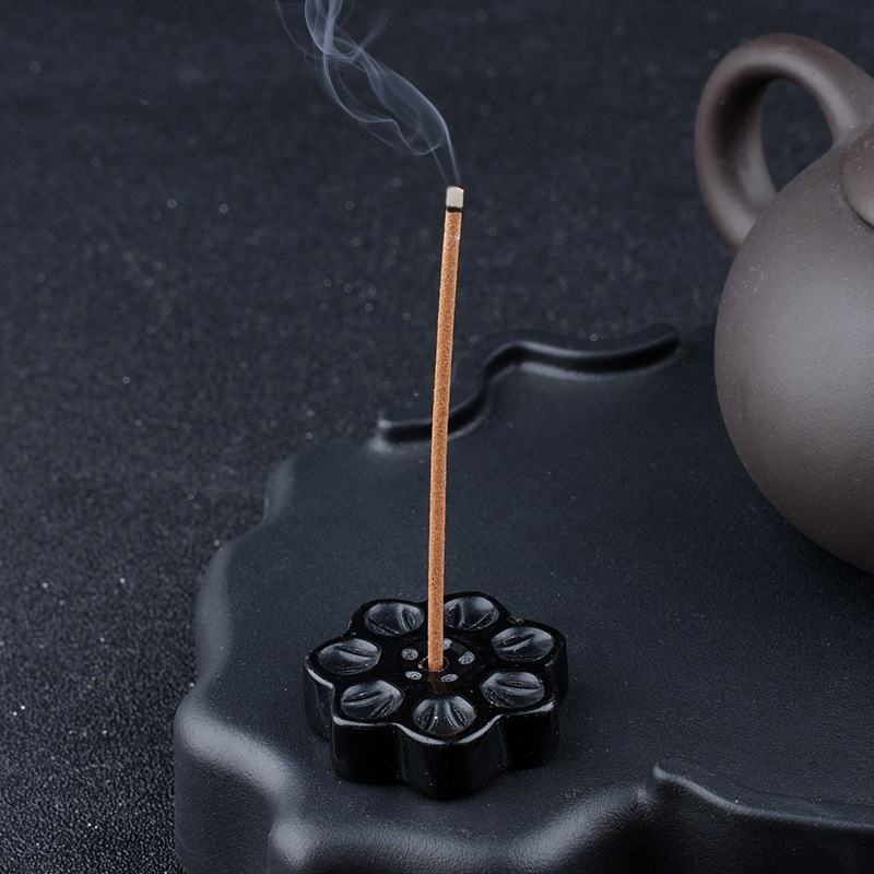 Crystal Lotus Incense Holder,30mm