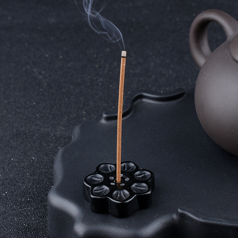 Crystal Lotus Incense Holder,30mm