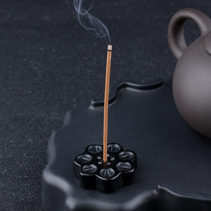 Crystal Lotus Incense Holder,30mm