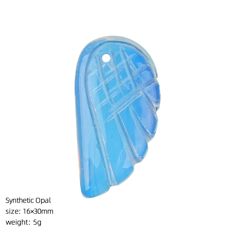 Crystal Wing Pendant，16*30mm