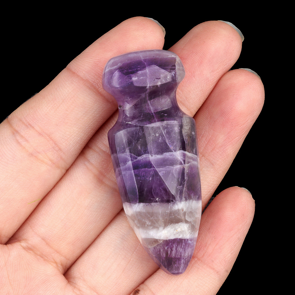 Crystal Carved Dagger Carving,50mm