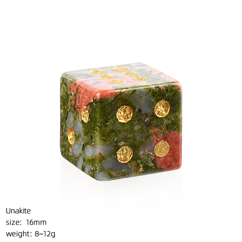 Custom natural crystal dice Mahjong points,10g