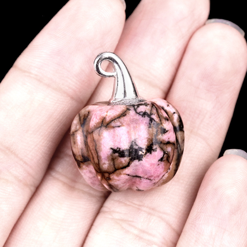 Crystal Wizard Hat Pumpkin Pendant Halloween Decor 20mm