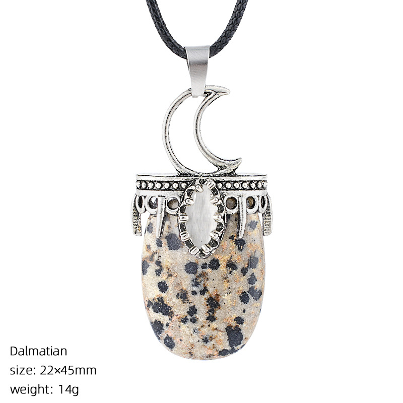 Crystal Sun, Moon, and Star Necklace