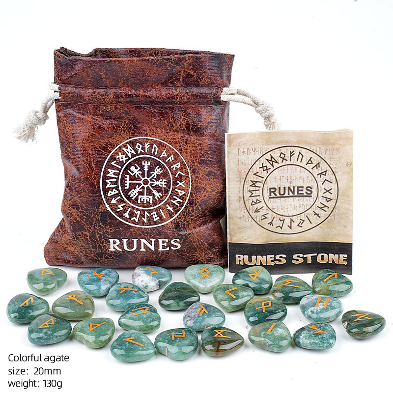 Crystal Heart Rune Set, 25 pieces