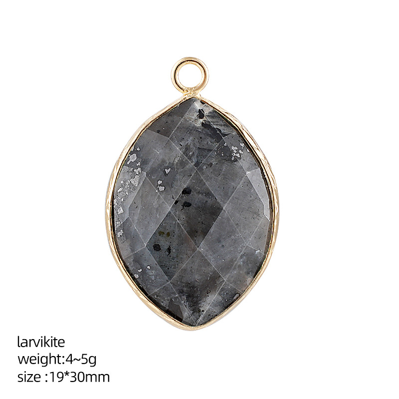20*30mm Natural Crystal Marquise Pendant，5g
