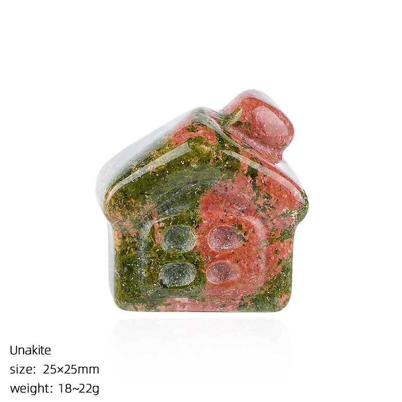 Crystal Mini House Christmas DIY Desktop Carvings