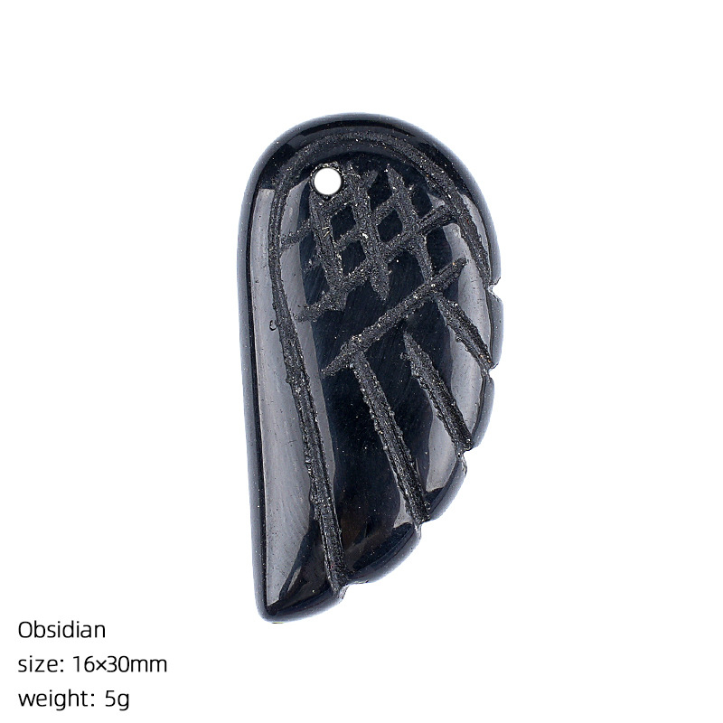Crystal Wing Pendant，16*30mm