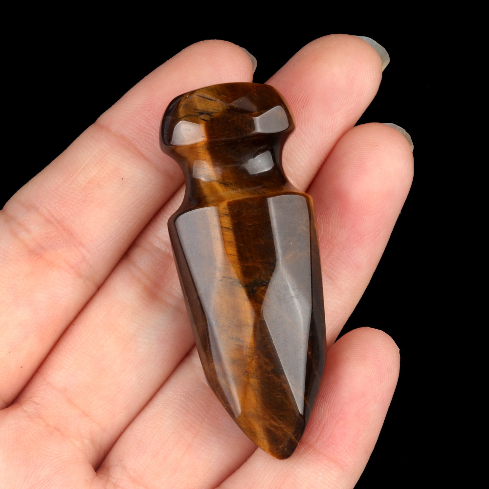 Crystal Carved Dagger Carving,50mm