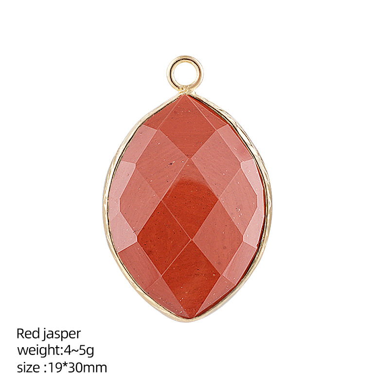 20*30mm Natural Crystal Marquise Pendant，5g