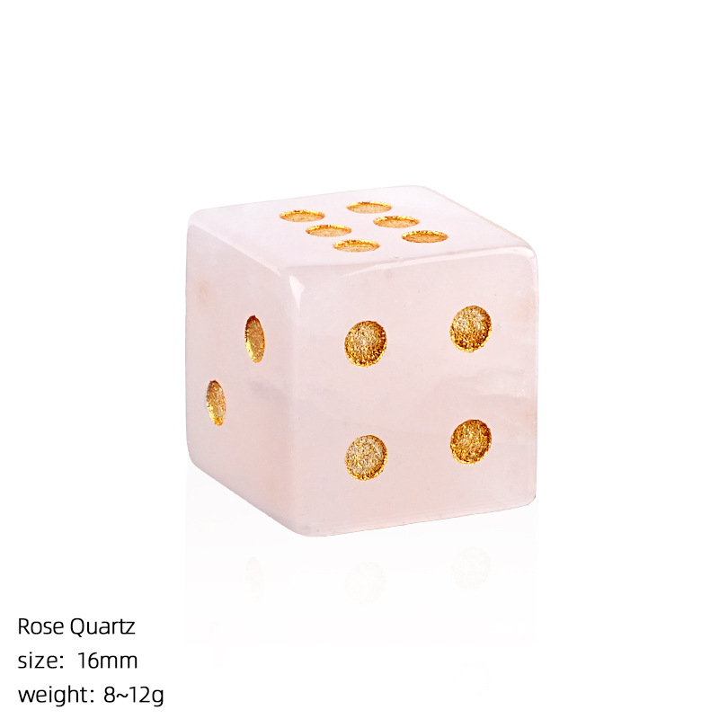 Custom natural crystal dice Mahjong points,10g