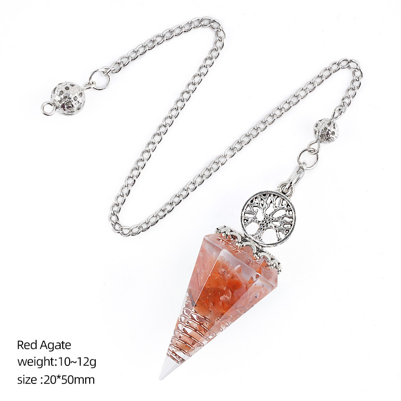 Natural Crystal Pendulum Pendant,12g