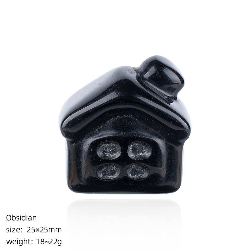 Crystal Mini House Christmas DIY Desktop Carvings
