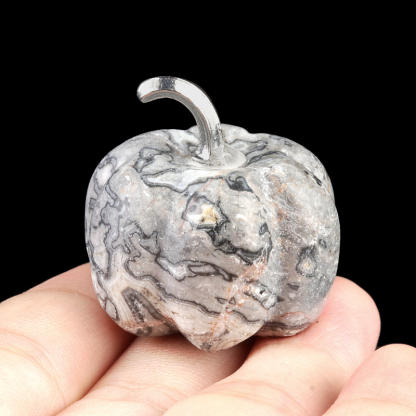 crystal stone Halloween pumpkin Thanksgiving 30mm