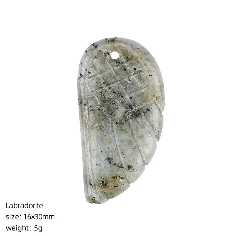 Crystal Wing Pendant，16*30mm