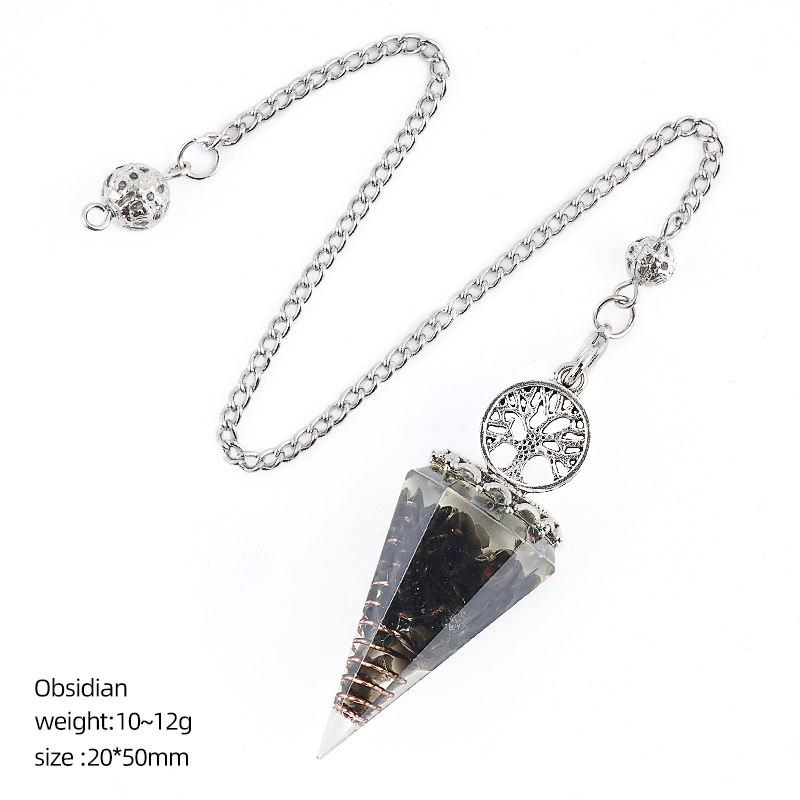 Natural Crystal Pendulum Pendant,12g