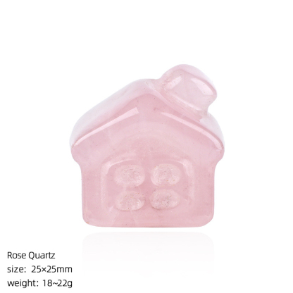 Crystal Mini House Christmas DIY Desktop Carvings