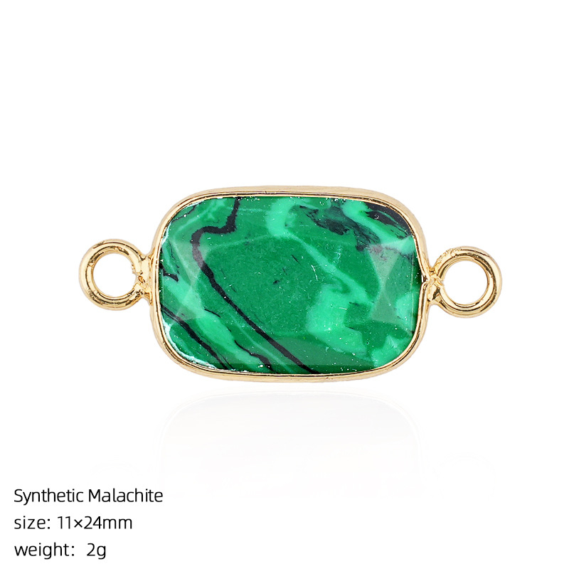 Crystal Faceted Pendant Connector