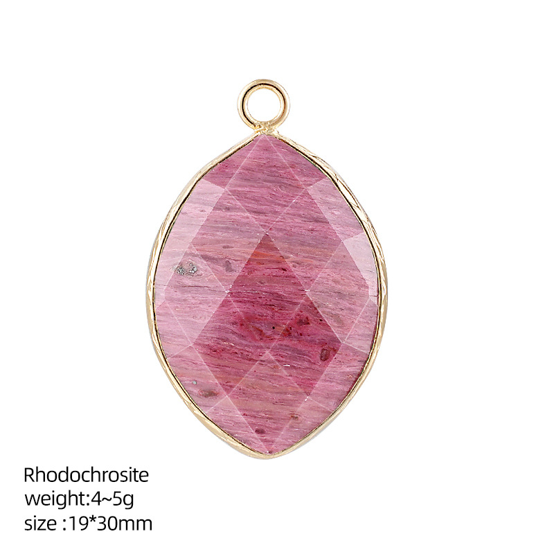 20*30mm Natural Crystal Marquise Pendant，5g