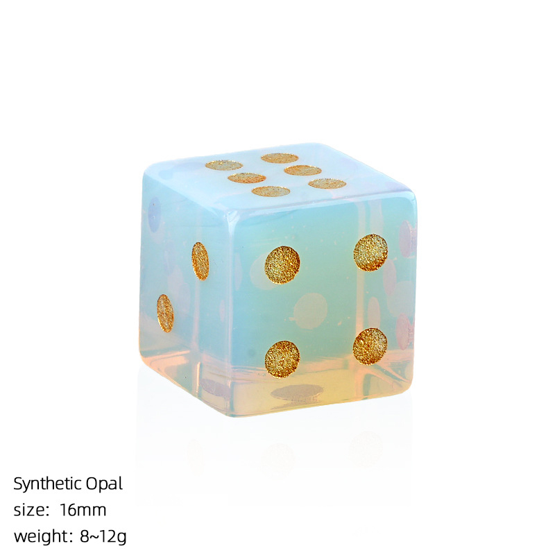 Custom natural crystal dice Mahjong points,10g