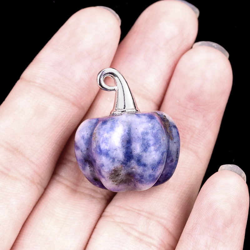 Crystal Wizard Hat Pumpkin Pendant Halloween Decor 20mm