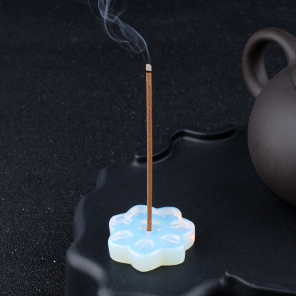 Crystal Lotus Incense Holder,30mm
