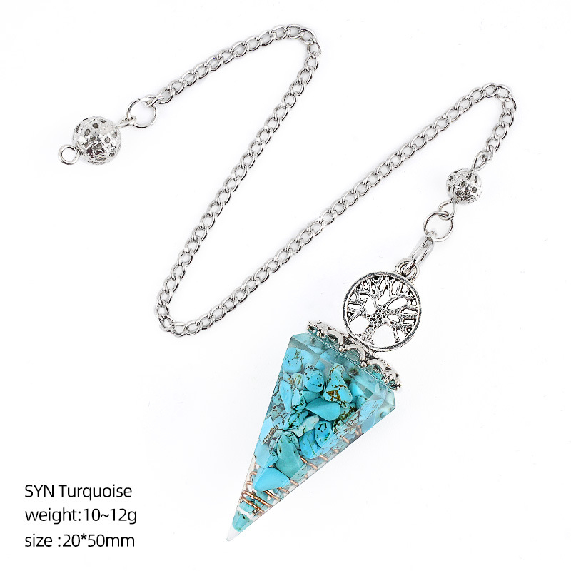 Natural Crystal Pendulum Pendant,12g