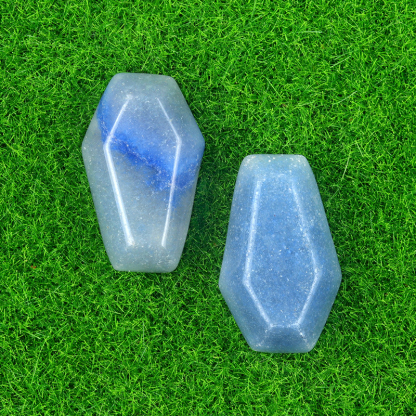 Crystal Agate Mini Coffin Carvings