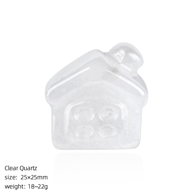 Crystal Mini House Christmas DIY Desktop Carvings